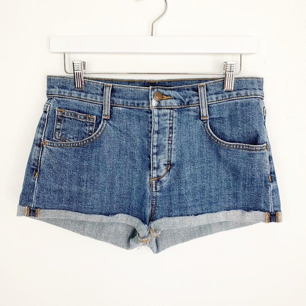 ❌SOLD-Joe's Tory Wash Rolled Hem Jean Shorts 27